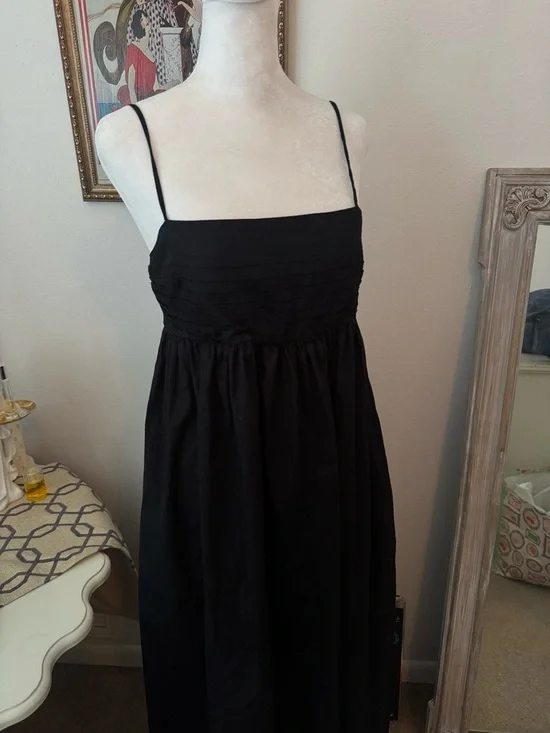 Black Spaghetti Strap Maxi Dress - Picture 2 of 5